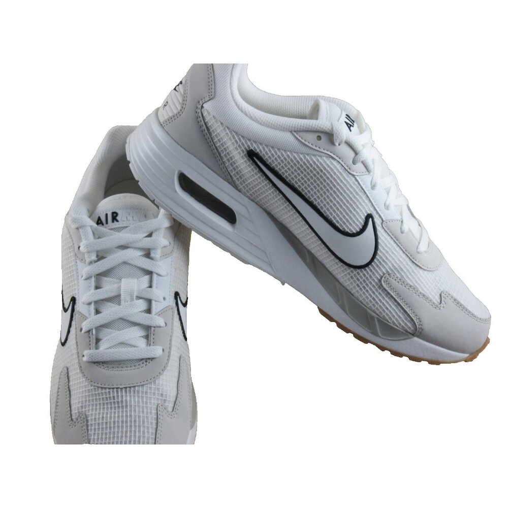 Nike Men's Air Max Solo Running Shoes Summit White Bone Black Sizes NIB - Picture 4 of 7